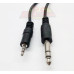 CABLE PLUG 6,5mm Stereo /PLUG 3,5mm Stereo 1,8 Mtrs